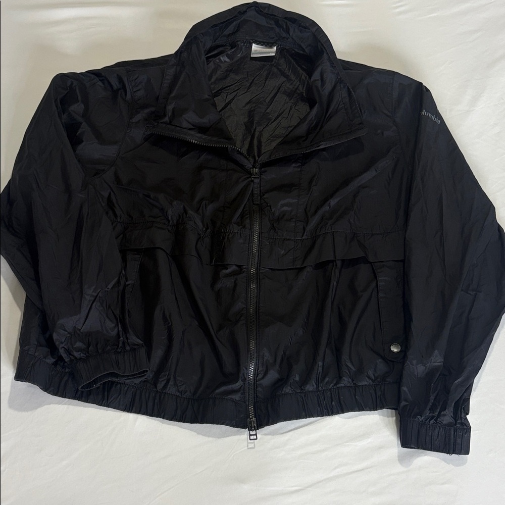 Columbia Black Windbreaker Jacket